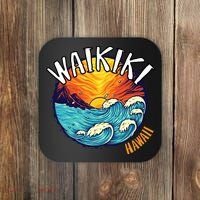 Summer In Waikiki Hawaii Coaster thumb 0