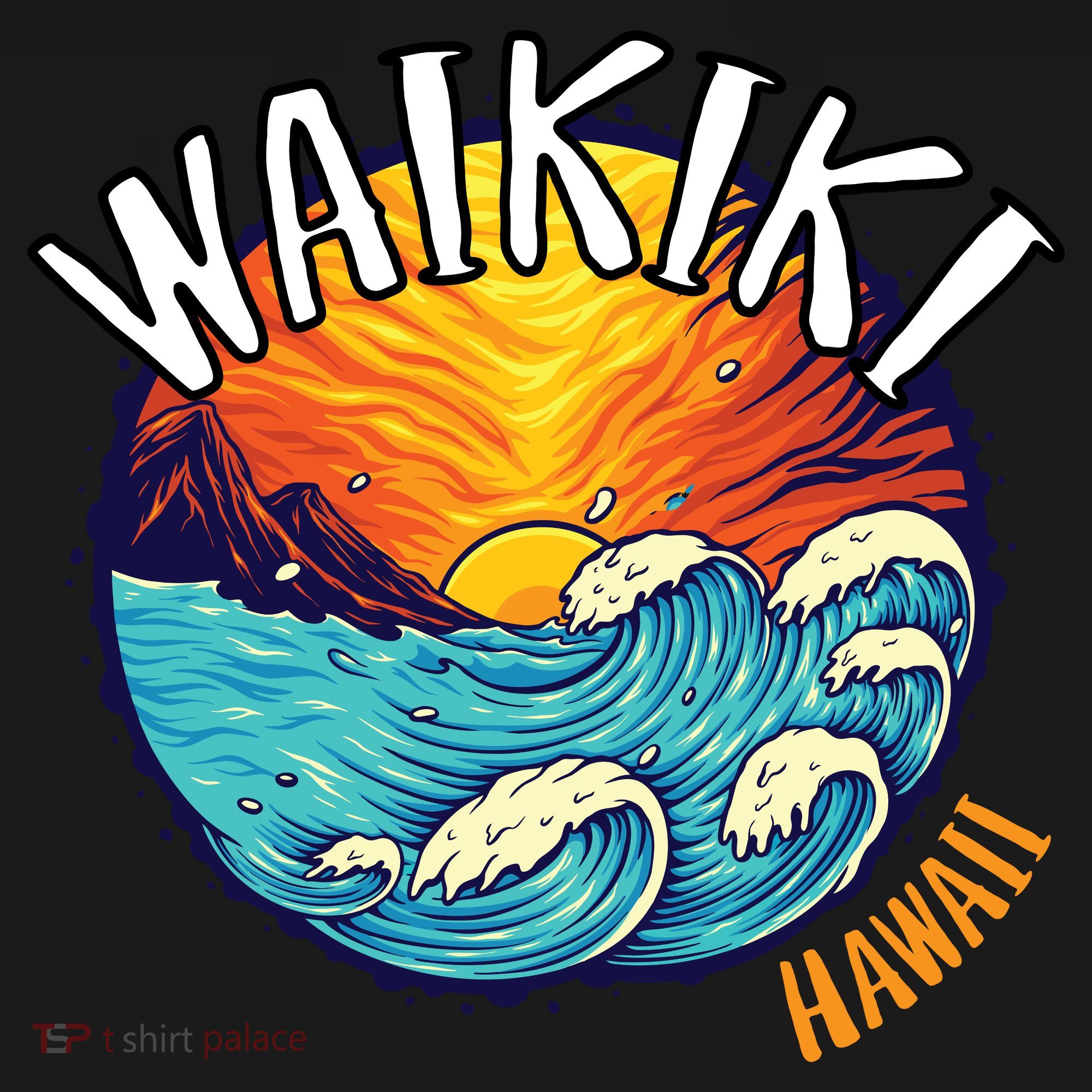 Summer In Waikiki Hawaii Coaster