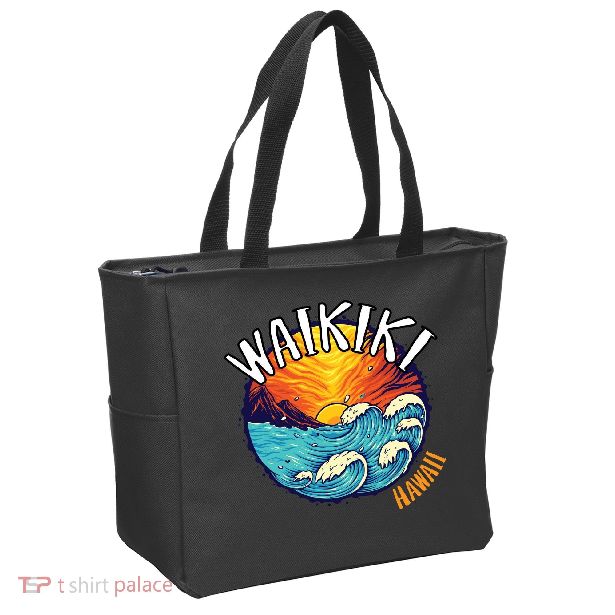 Summer In Waikiki Hawaii Tote Bag