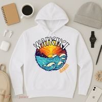 Summer In Waikiki Hawaii Hoodie thumb 3