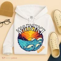 Summer In Waikiki Hawaii Hoodie thumb 4