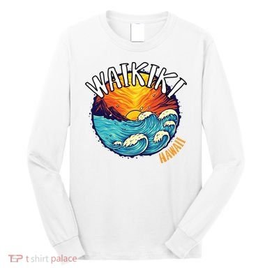 Summer In Waikiki Hawaii Long Sleeve Shirt