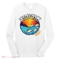 Summer In Waikiki Hawaii Long Sleeve Shirt thumb 0