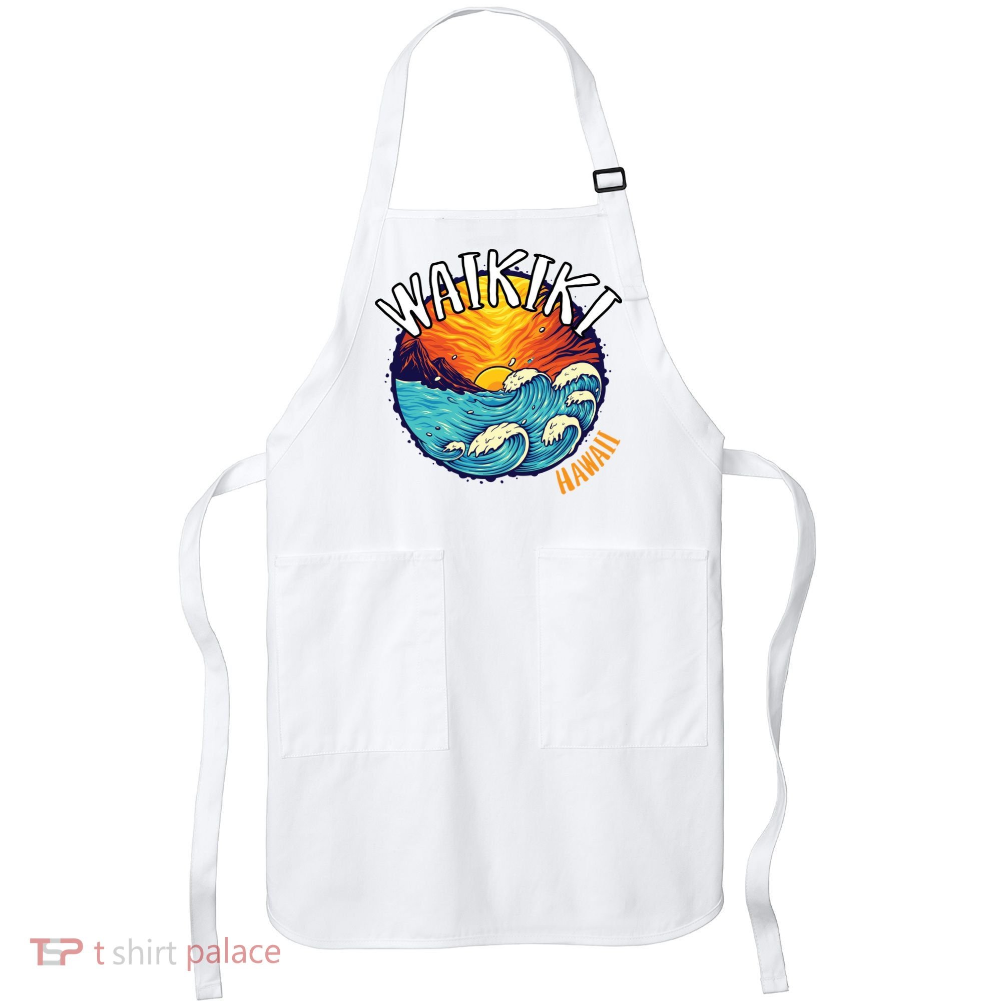 Summer In Waikiki Hawaii Apron
