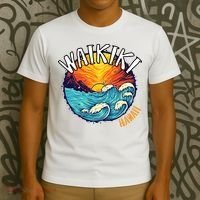 Summer In Waikiki Hawaii T-Shirt thumb 3