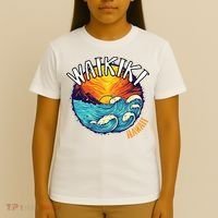 Summer In Waikiki Hawaii T-Shirt thumb 4