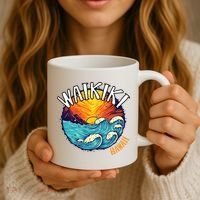 Summer In Waikiki Hawaii Coffee Mug thumb 3