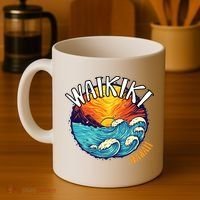 Summer In Waikiki Hawaii Coffee Mug thumb 4