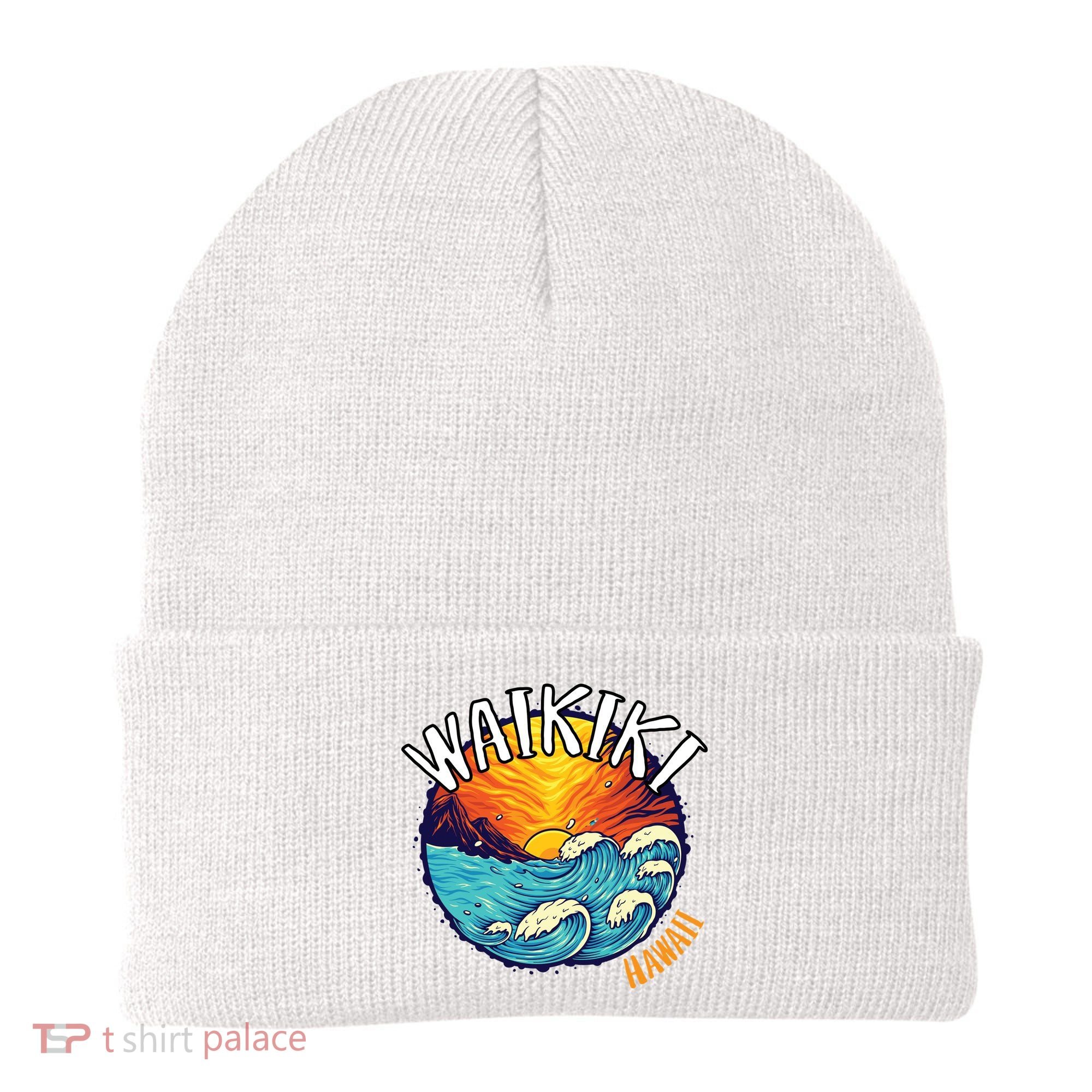 Summer In Waikiki Hawaii Beanie