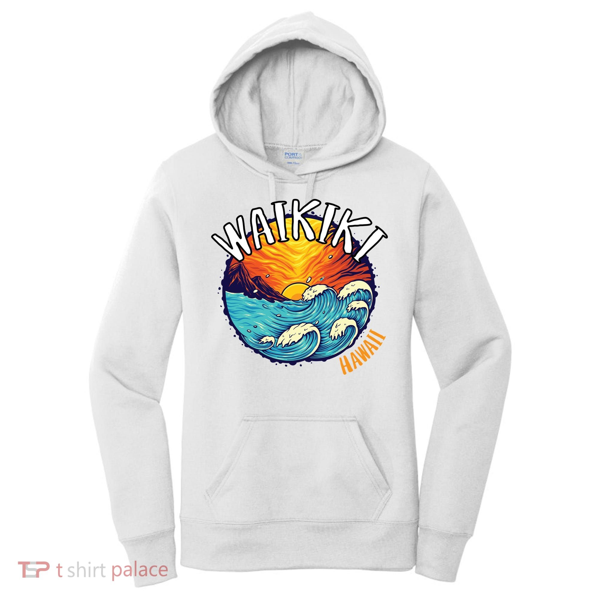 Summer In Waikiki Hawaii Women's Hoodie