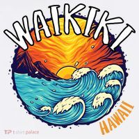 Summer In Waikiki Hawaii Women's Hoodie thumb 2