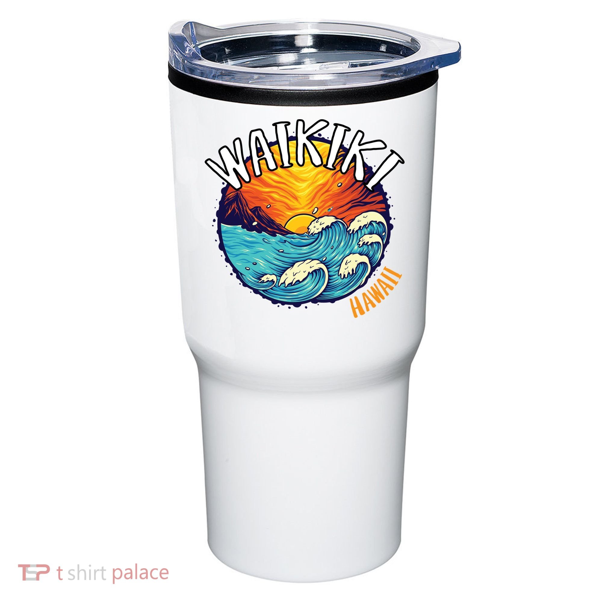 Summer In Waikiki Hawaii Tumbler