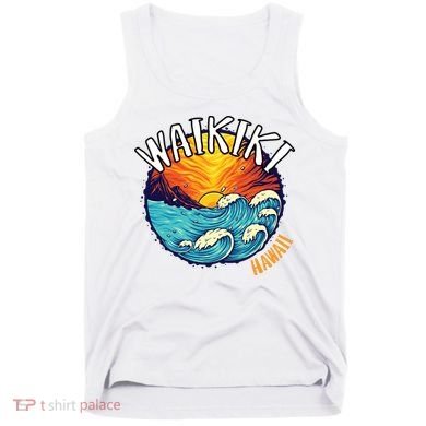 Summer In Waikiki Hawaii Tank Top