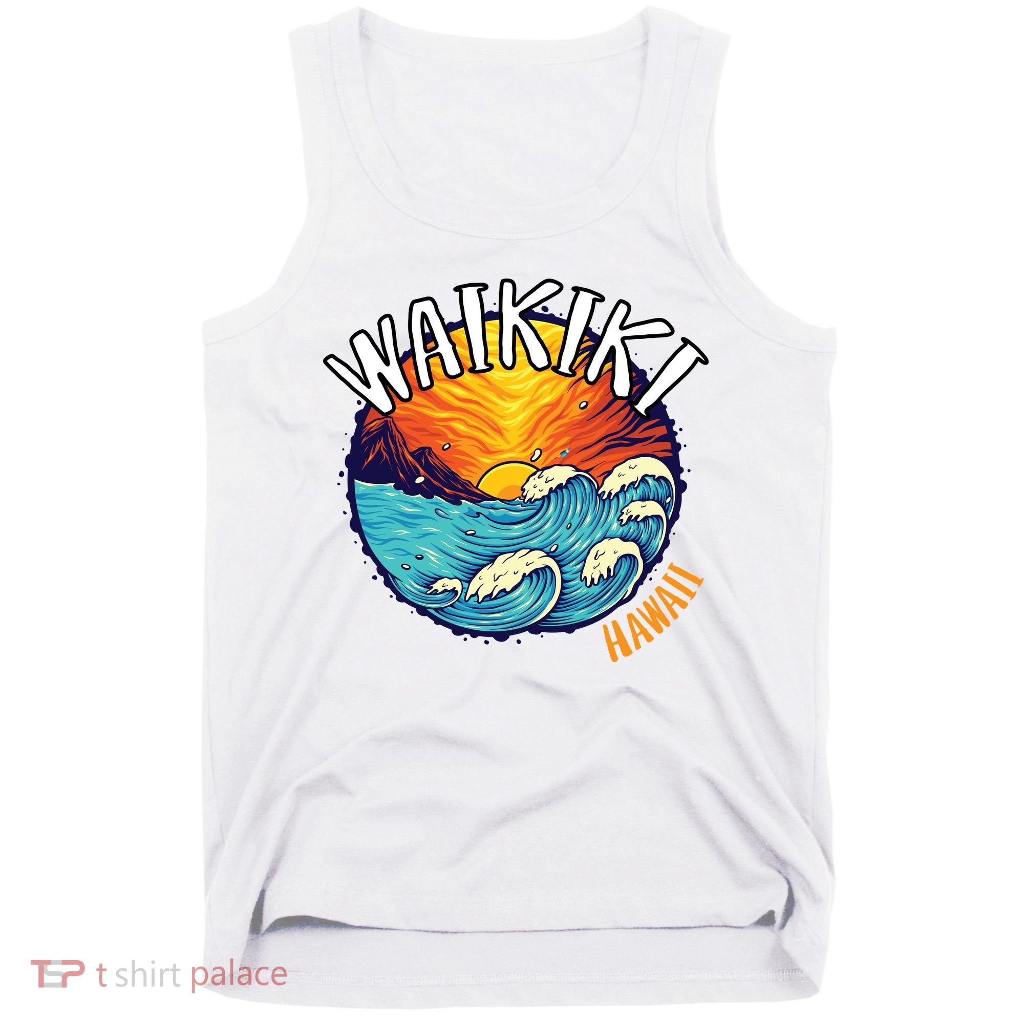 Summer In Waikiki Hawaii Tank Top