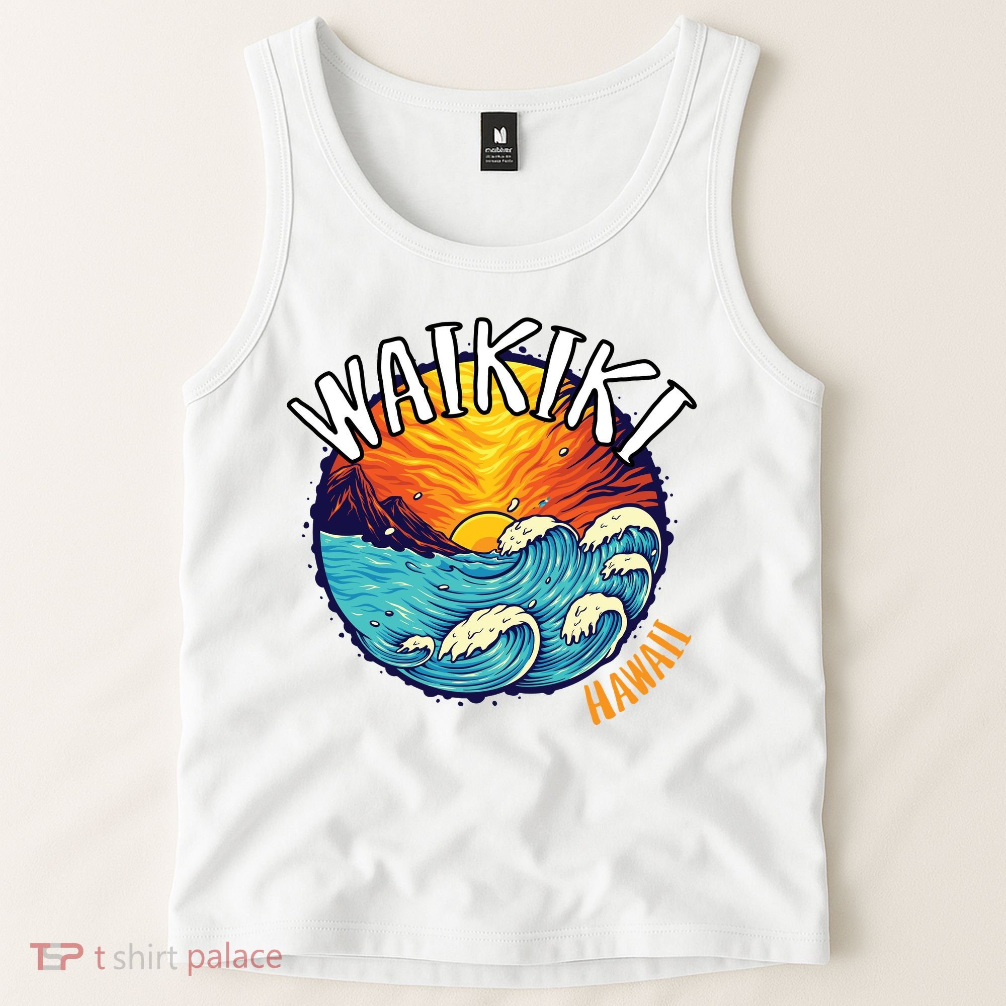 Summer In Waikiki Hawaii Tank Top