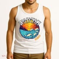 Summer In Waikiki Hawaii Tank Top thumb 3