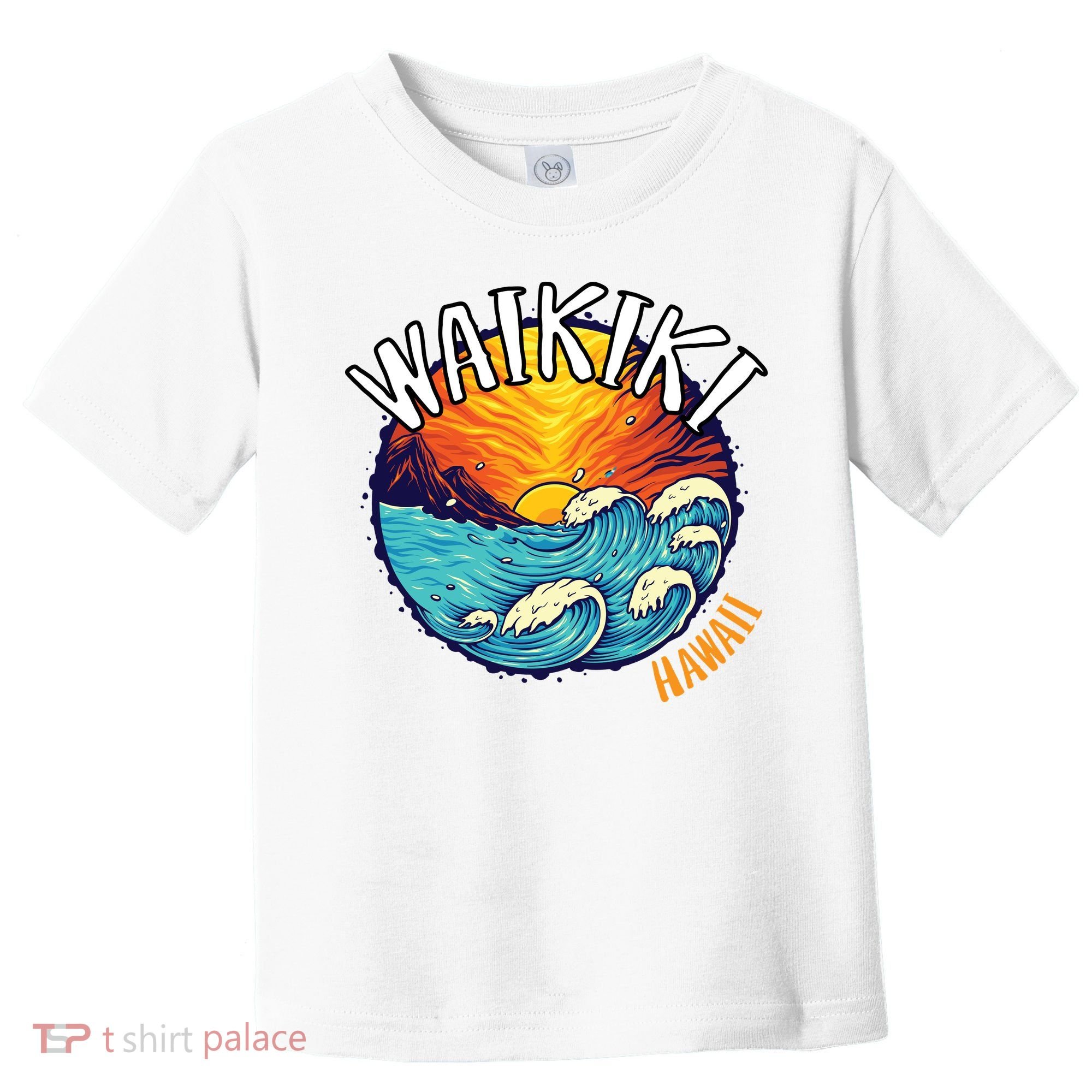 Summer In Waikiki Hawaii Toddler T-Shirt