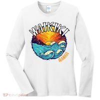 Summer In Waikiki Hawaii Women's Long Sleeve Shirt thumb 0