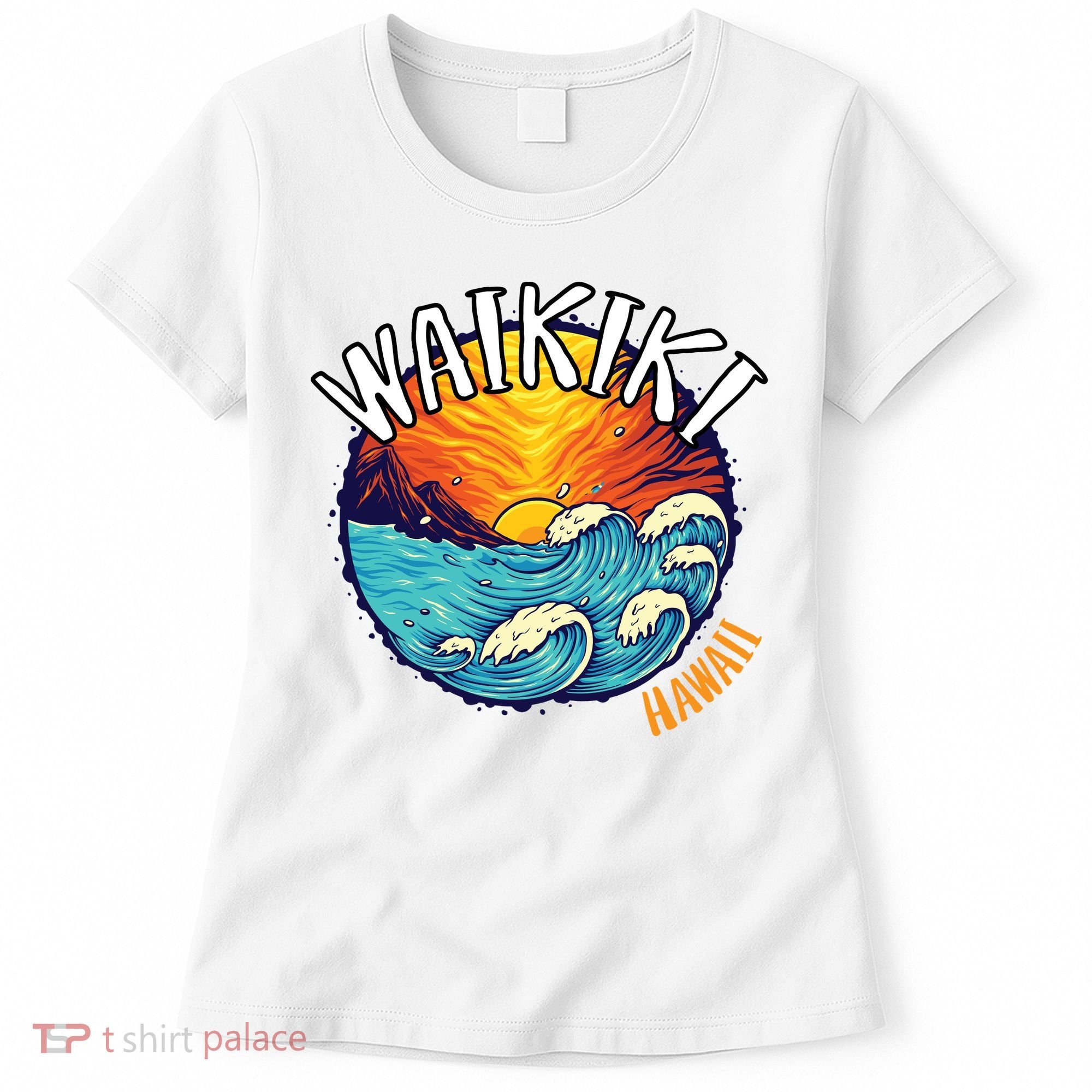 Summer In Waikiki Hawaii Women's T-Shirt