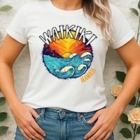 Summer In Waikiki Hawaii Women's T-Shirt thumb 2