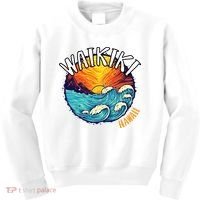 Summer In Waikiki Hawaii Kids Sweatshirt thumb 0