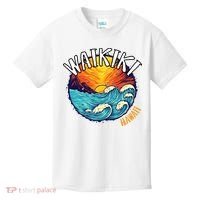 Summer In Waikiki Hawaii Kids T-Shirt thumb 0