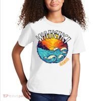 Summer In Waikiki Hawaii Kids T-Shirt thumb 2