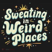 Sweating In Weird Place Funny Embarrassing Doggie Tank thumb 4
