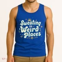 Sweating In Weird Place Funny Embarrassing Tank Top thumb 3