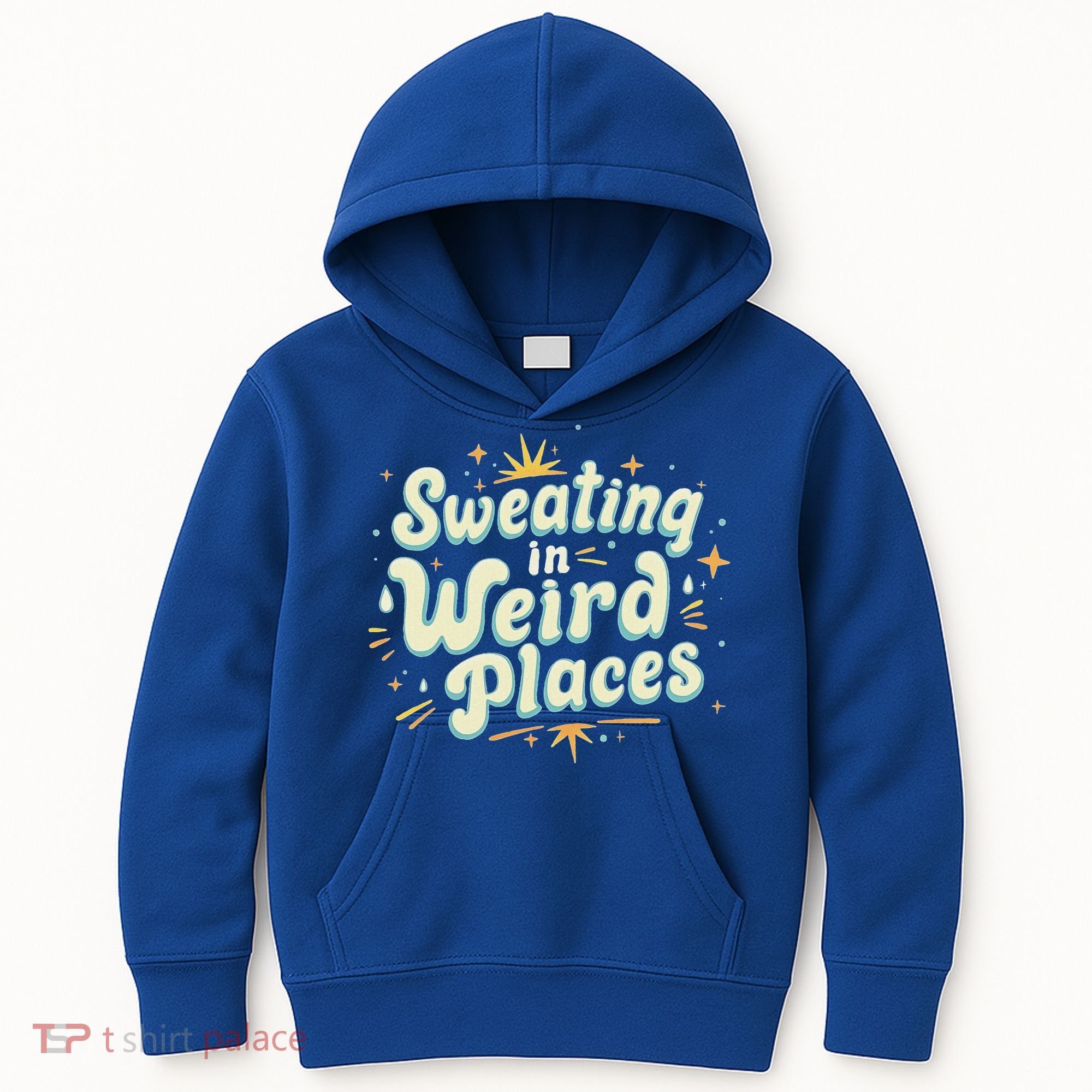 Sweating In Weird Place Funny Embarrassing Kids Hoodie