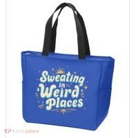 Sweating In Weird Place Funny Embarrassing Tote Bag thumb 3