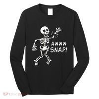 Skeleton Injury Wrist Surgery Recovery Aw Snap Broken Arm Long Sleeve Shirt thumb 0
