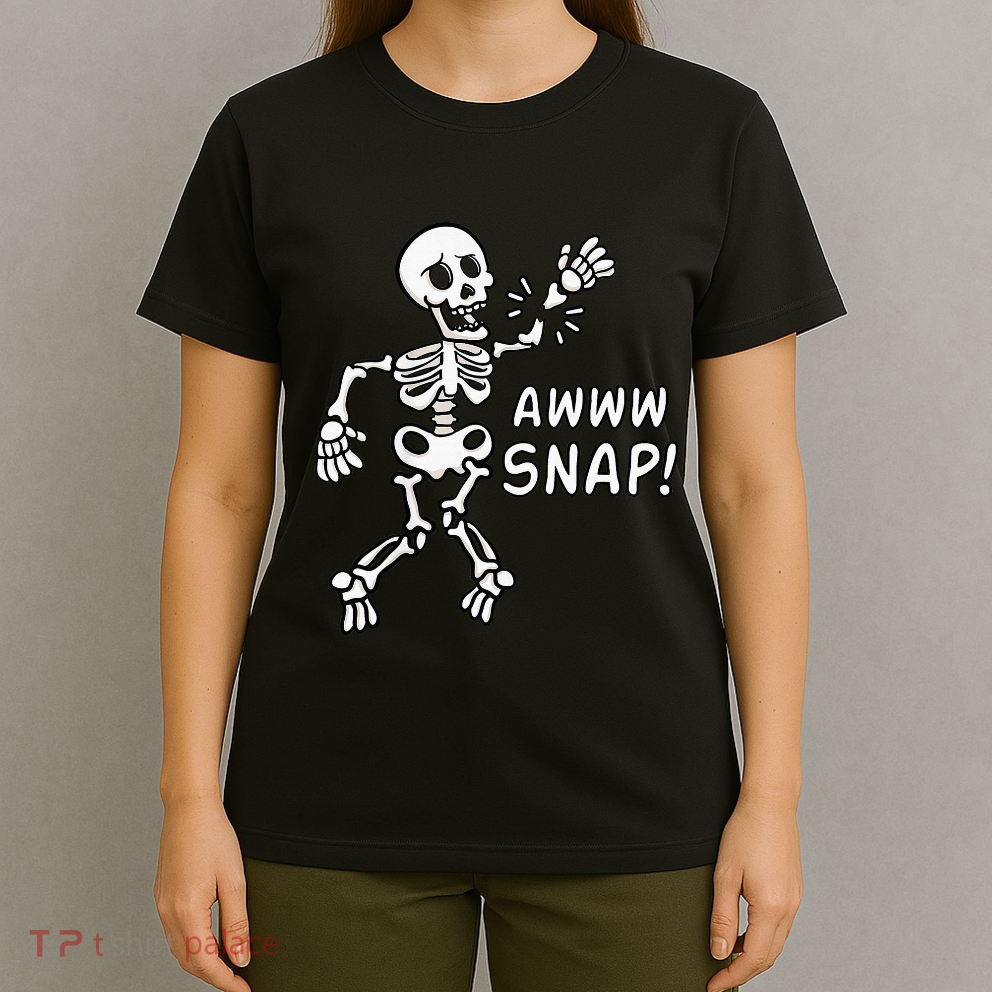 Skeleton Injury Wrist Surgery Recovery Aw Snap Broken Arm T-Shirt