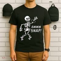 Skeleton Injury Wrist Surgery Recovery Aw Snap Broken Arm T-Shirt thumb 6