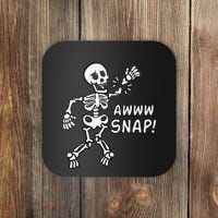 Skeleton Injury Wrist Surgery Recovery Aw Snap Broken Arm Coaster thumb 0