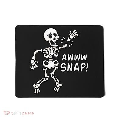 Skeleton Injury Wrist Surgery Recovery Aw Snap Broken Arm Mousepad