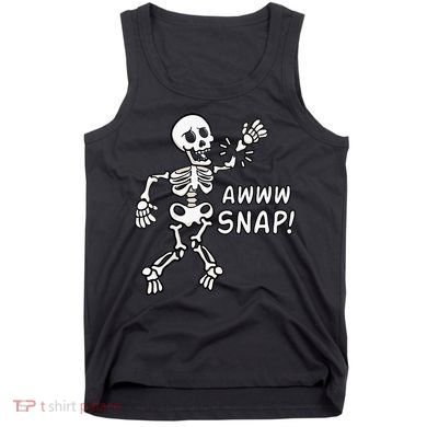 Skeleton Injury Wrist Surgery Recovery Aw Snap Broken Arm Tank Top
