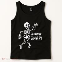 Skeleton Injury Wrist Surgery Recovery Aw Snap Broken Arm Tank Top thumb 2