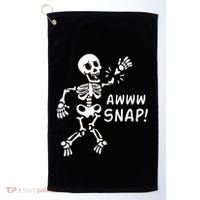 Skeleton Injury Wrist Surgery Recovery Aw Snap Broken Arm Golf Towel thumb 0