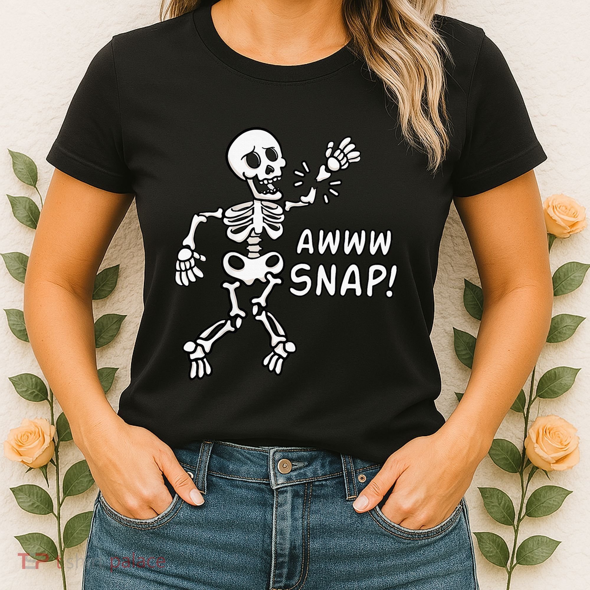 Skeleton Injury Wrist Surgery Recovery Aw Snap Broken Arm Women's T-Shirt