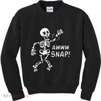 Skeleton Injury Wrist Surgery Recovery Aw Snap Broken Arm Kids Sweatshirt thumb 0
