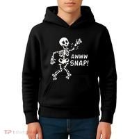 Skeleton Injury Wrist Surgery Recovery Aw Snap Broken Arm Kids Hoodie thumb 4