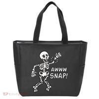 Skeleton Injury Wrist Surgery Recovery Aw Snap Broken Arm Tote Bag thumb 0