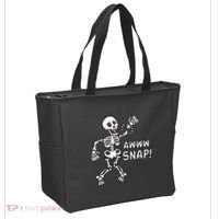 Skeleton Injury Wrist Surgery Recovery Aw Snap Broken Arm Tote Bag thumb 2