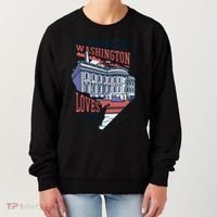 Someone In Washington Loves You Gift Women's Sweatshirt thumb 0