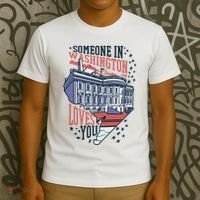 Someone In Washington Loves You Gift T-Shirt thumb 3