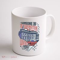 Someone In Washington Loves You Gift Coffee Mug thumb 1