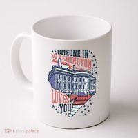Someone In Washington Loves You Gift Coffee Mug thumb 0