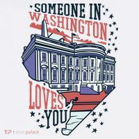 Someone In Washington Loves You Gift Women's Tank Top thumb 5