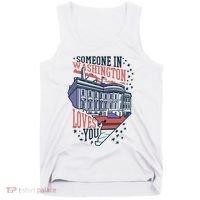 Someone In Washington Loves You Gift Tank Top thumb 0